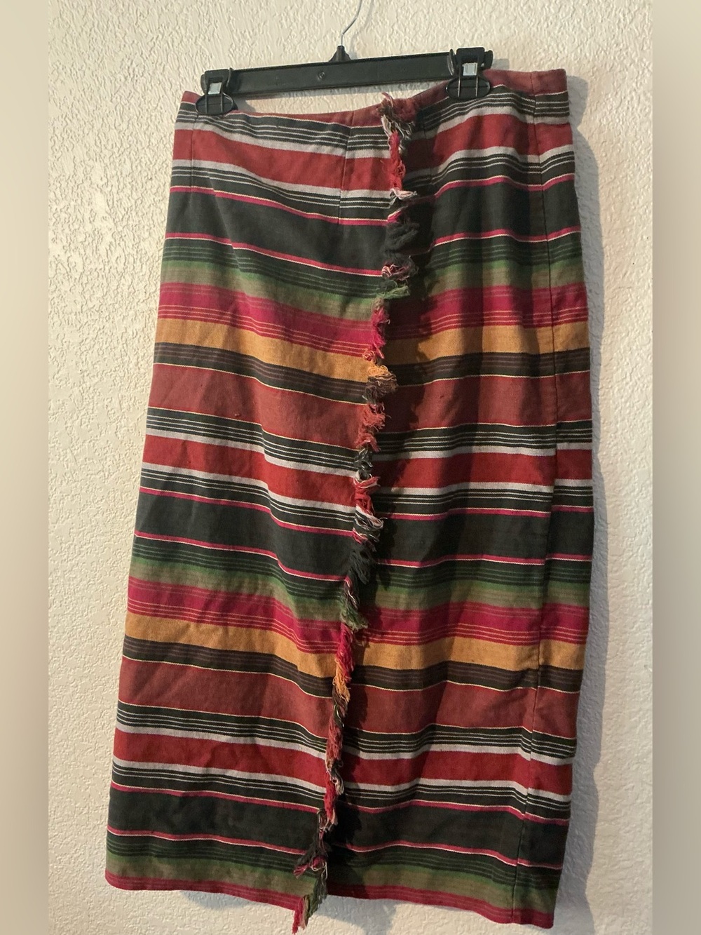 Vintage Basic Edition Southwestern Boanket Wrap Skirt